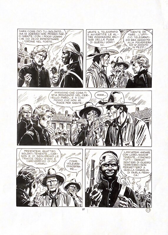 José Ortiz, Tex, El oro del sur, pág. 27 - Comic Strip