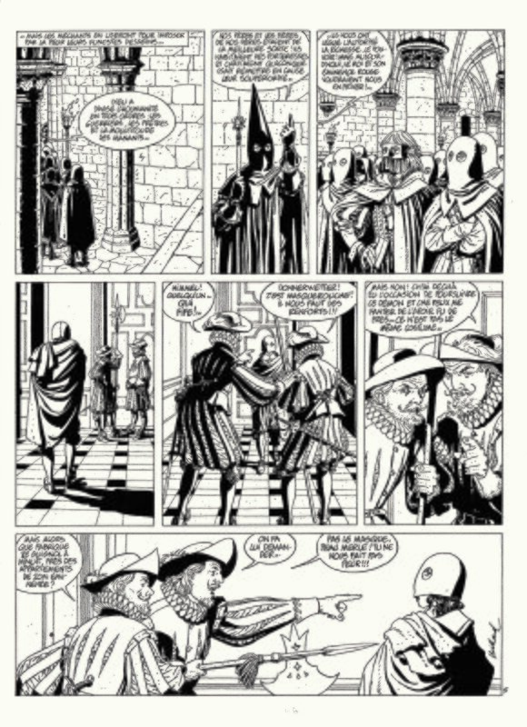 André Juillard, Les 7 vies de l'épervier , tome 7 - Comic Strip