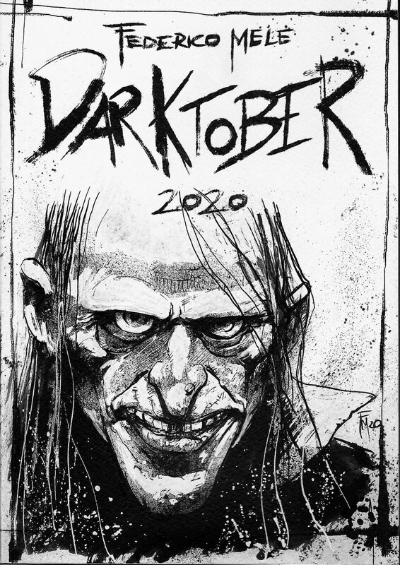 Federico Mele, Darktober 2020 : Uncle Creepy - Original Illustration