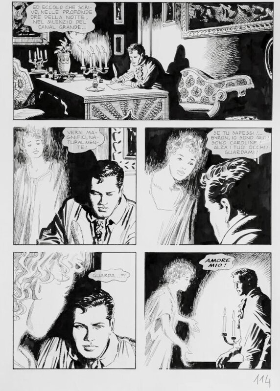 Giovanni FREGHIERI : planche de Dampyr speciale 6 - Comic Strip