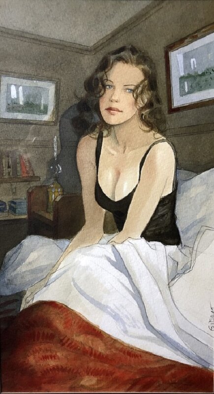 Jeanne par Jean-Pierre Gibrat - Illustration originale