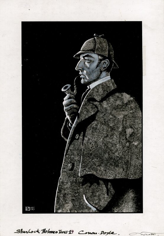 Nicollet Sir Arthur Conan Doyle Sherlock Holmes L'intégrale Tome 14 - Illustration originale