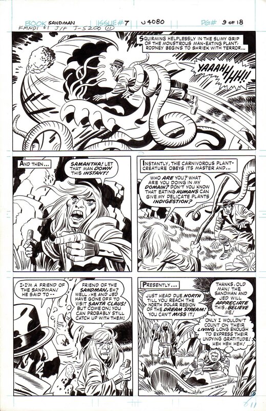Jack Kirby, Mike Royer, The best of DC #22 (Sandman n.#7 p.9) - Planche originale