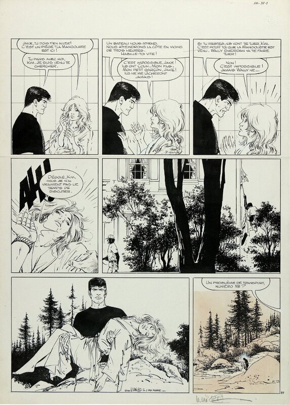 Xiii #8 page by William Vance - Planche originale