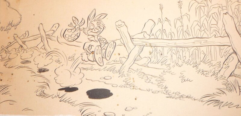 Paul Murry, Brer Rabbit, partial sunday, 1947 - Comic Strip