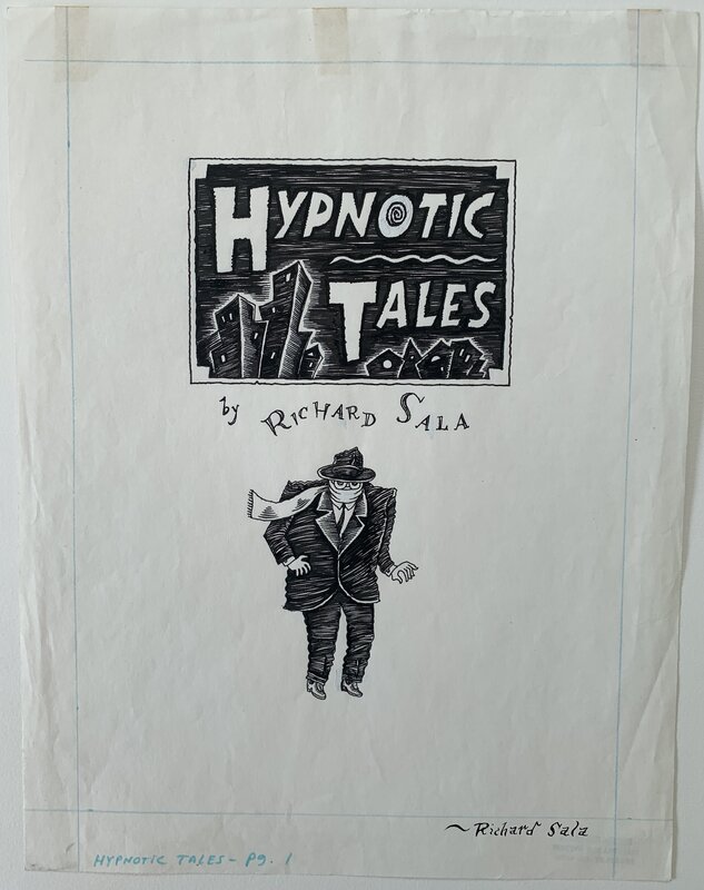 Richard Sala - Hypnotic Tales - Title page - Original art