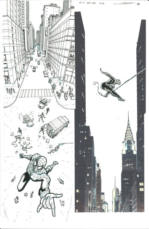 Juan E. Ferreyra, Ahmed Saladin, Spider Man Spine-Tingling, issue#1 pl12 - Comic Strip