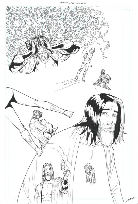 Pere Pérez, Uncanny x-men #10 page 24 - Planche originale