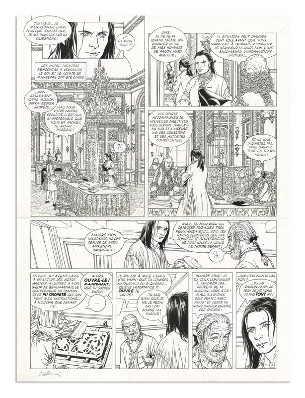 Patrice Pellerin, L’Épervier tome 9 - planche 8 - Comic Strip