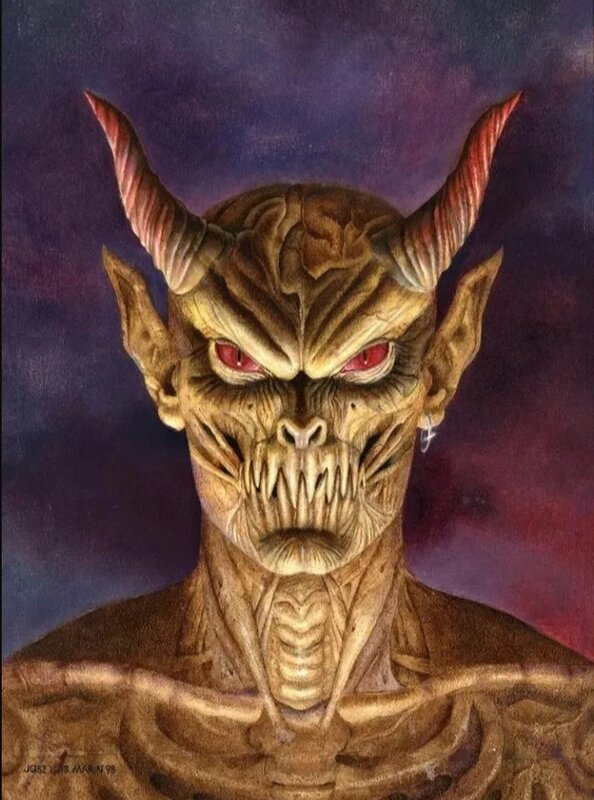 JOSE LUIS MARIN, Devils Head (tête de diable) - Couverture originale