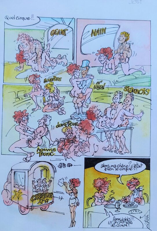 Michel Pichon, Dos DE COUVERTURE FLUIDE GLACIAL - Comic Strip