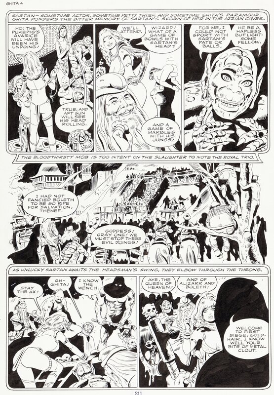 Frank Thorne, Ghita of Alizarr - #4 p211 - Comic Strip
