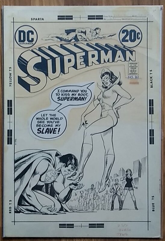Superman par Nick Cardy - Couverture originale