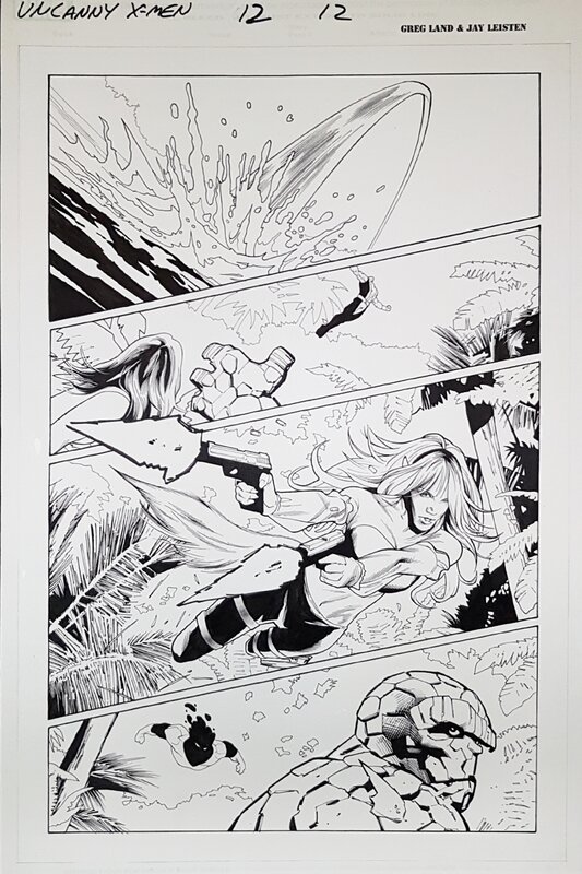 Greg Land, Jay Leisten, Uncanny X-Men V2 #12 p12 - Comic Strip