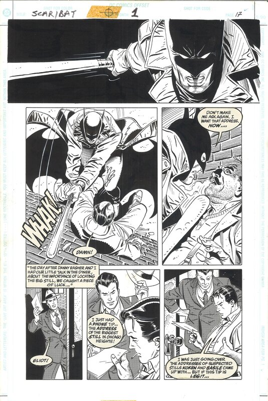 Eduardo Barreto, Max Allan Collins, Batman, Scar of the Bat Page 17 - Planche originale