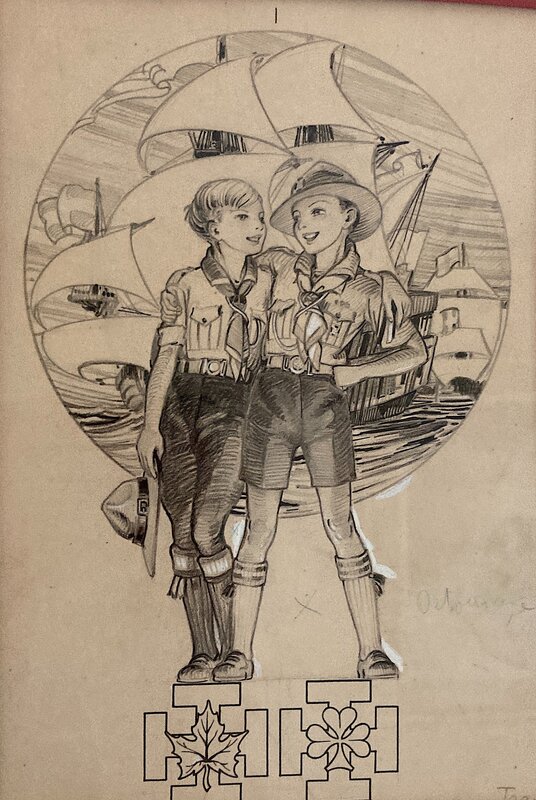 Scouts par Pierre Joubert - Illustration originale