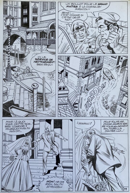 Jean-Yves Mitton, Mikros - Titans #38 - planche n°11 - Voir Venise et mourir ! - Comic Strip