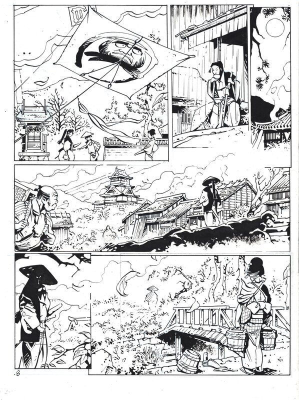 For sale - Michetz : Kogaratsu planche 8 inédite - Comic Strip