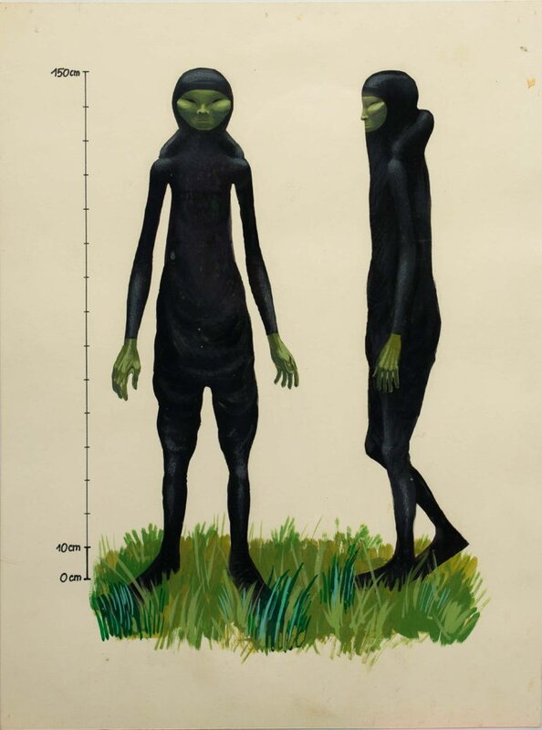 Grzegorz Rosinski, Les petits hommes verts de Lubin, 2 - Illustration originale