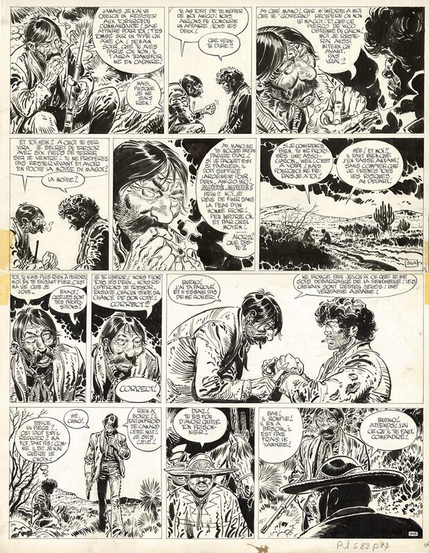 Jean Giraud, Jean-Michel Charlier, 1970 - Blueberry : Chihuahua Pearl - Comic Strip