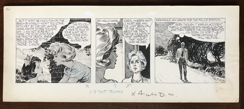 David Wright, Carol Day - 860 - Friday, June 19, 1959 - Comic Strip