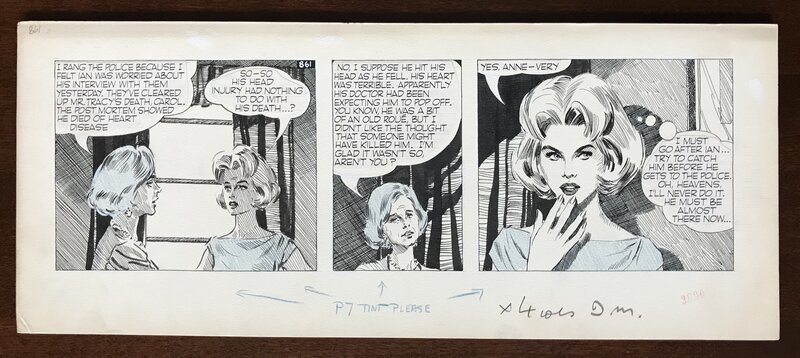 David Wright, Carol Day - 861 - Saturday, June 20, 1959 - Comic Strip
