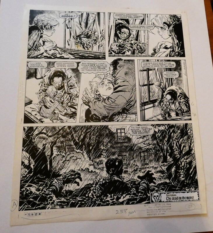 Jesús Redondo, Alan Moore, Monster - Superbe histoire parue en 1984  dans la revue britannique  Scream ! - Comic Strip