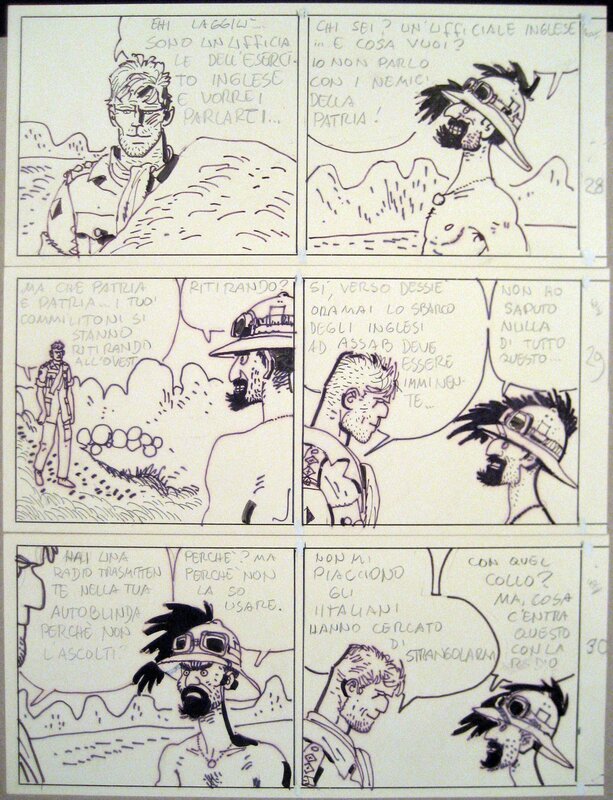 For sale - Hugo Pratt, Les scorpions du désert, Brise de mer - Comic Strip