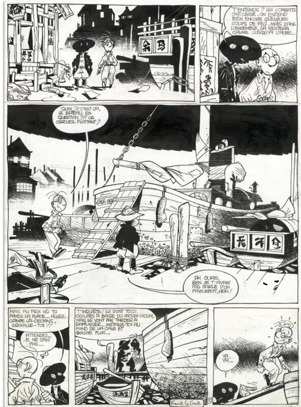 Frank Le Gall, Théodore Poussin p39 T1 - Comic Strip