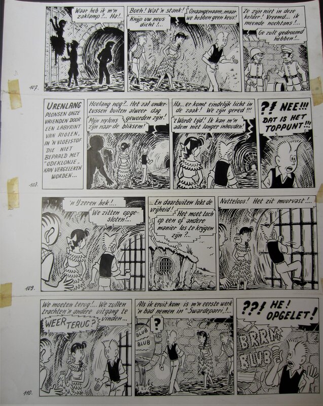 Pom, Piet Pienter en Bert Bibber - De Barbier van Bombilla - Comic Strip