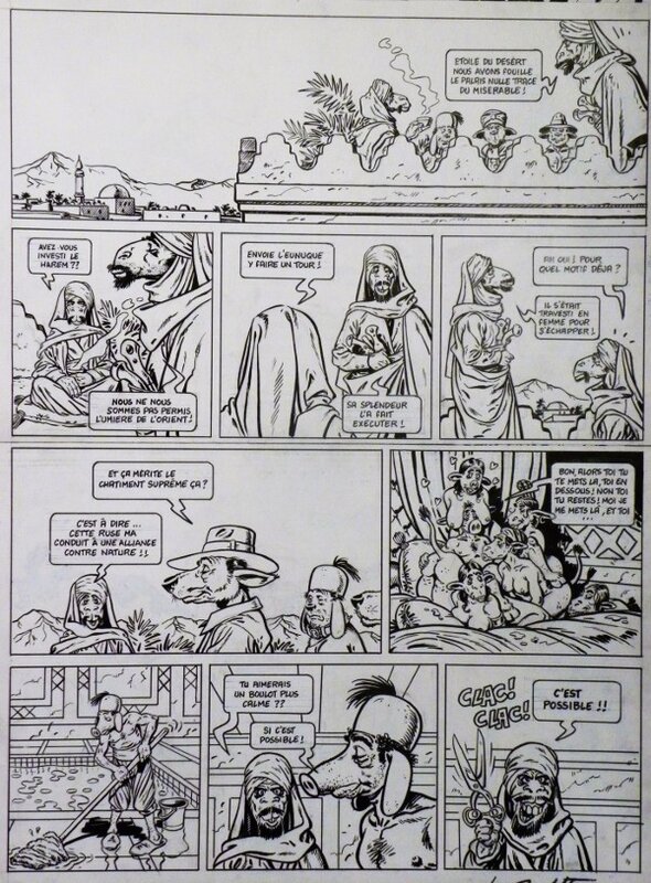 For sale - Edmond le Cochon va en Afrique – Page 33 – Jean Marc Rochette - Comic Strip