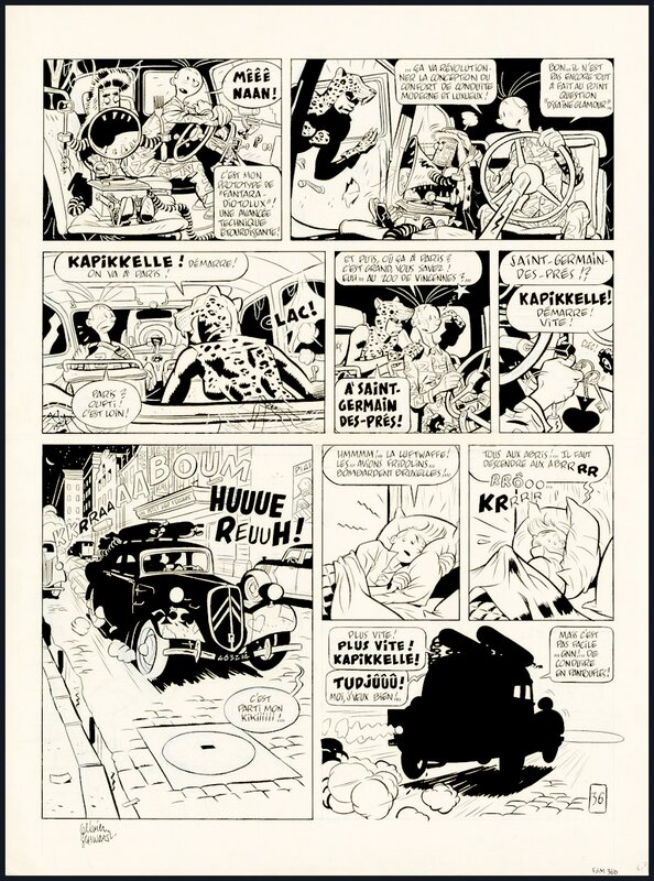 Olivier Schwartz, Yann, La FEMME LÉOPARD • pl 36 - Comic Strip