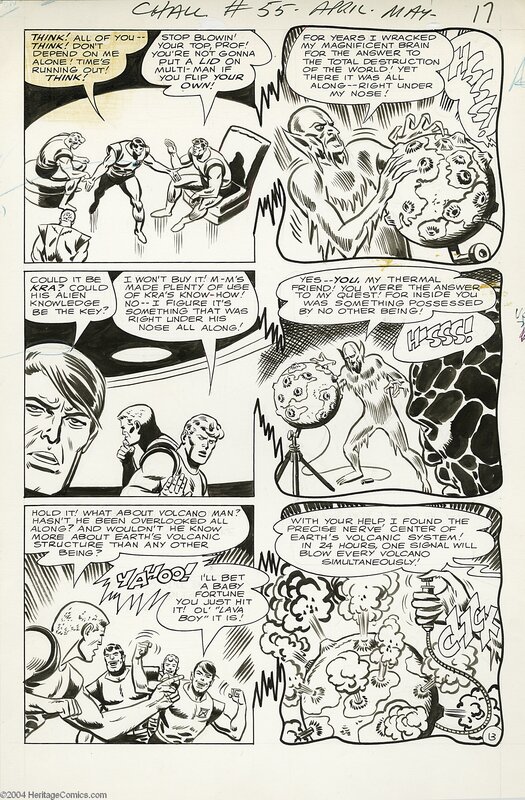 Bob Brown, Challengers of the Unknown 55 Page 13 - Planche originale