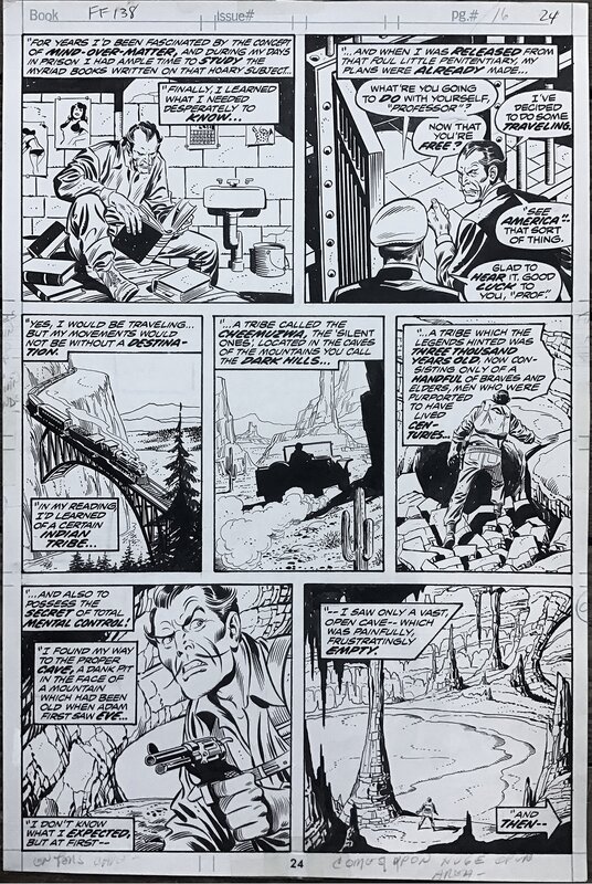 John Buscema, Joe Sinnott, Gerry Conway, John Costanza, FANTASTIC FOUR 138 - pl.16 - Comic Strip