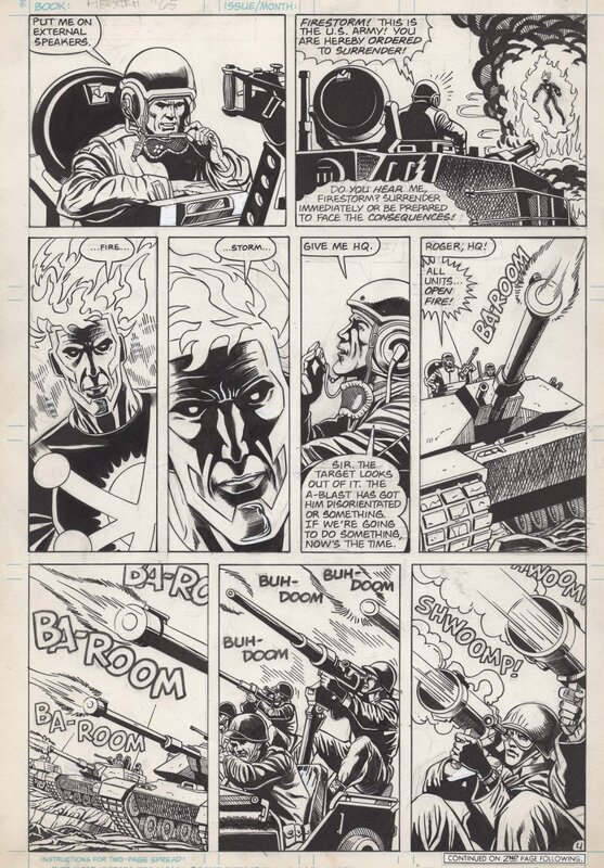 Ross Andru, Roy Richardson, John Ostrander, Firestorm, the Nuclear Man - Fallout - Issue 65 p4 - Comic Strip