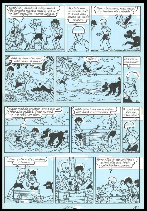 Jef Nys, Jommeke 12 : Paradijseiland - Comic Strip
