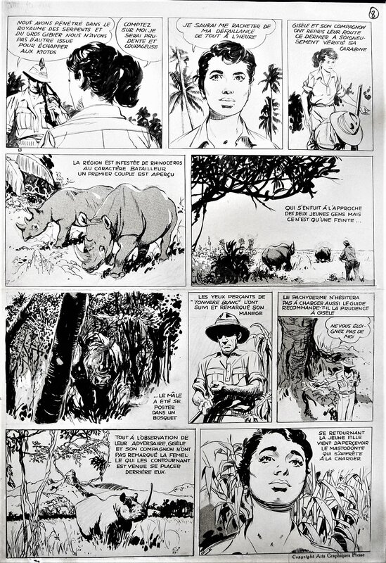 José Larraz, Douce Liane - l'amie de la jungle - Comic Strip
