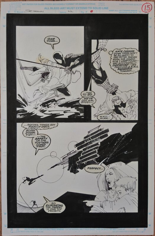 Jae Lee, Spider-Man (1990) #42 p.11 - Comic Strip