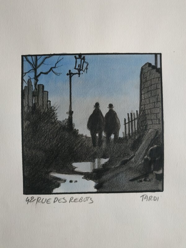 Rue DES REBUTS par Jacques Tardi - Planche originale