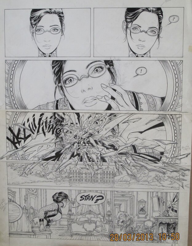 Vicomte Sasmira T2 - planche originale - Page 1 - Comic Strip