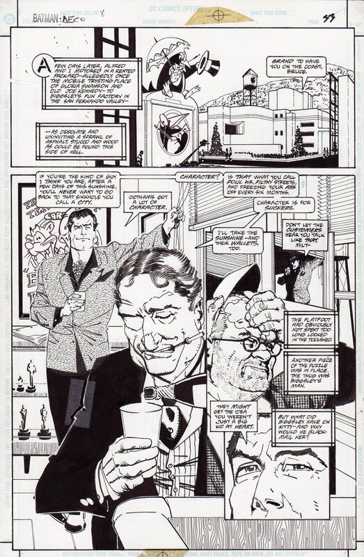 Howard Chaykin, Batman Dark Allegiances - page n.33 - Planche originale