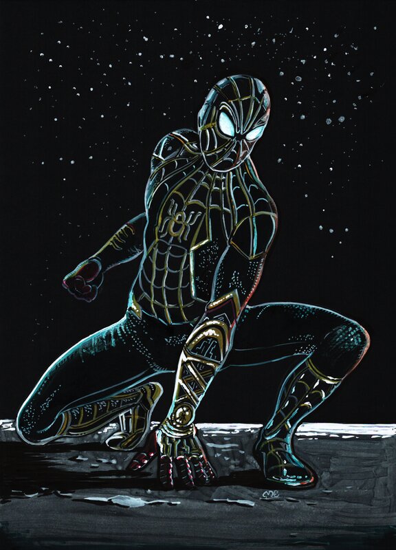 Le Spider-Man de Michel Espinosa - Illustration originale