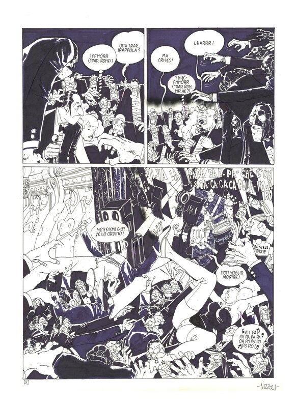Marco Nizzoli, Massimo Semerano, Moebius, Marco Nizzoli Fondation Babel Page 27 - Comic Strip