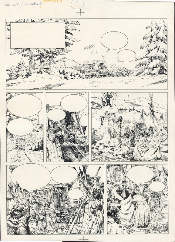 Antonio Hernandez Palacios, Mac Coy, 6. La muerte blanca (plancha 19) - Comic Strip