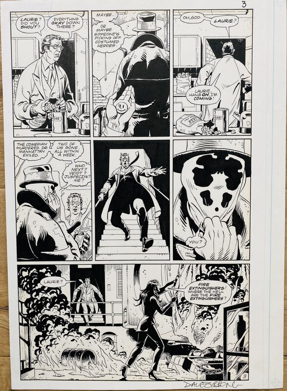 Dave Gibbons - Watchmen - 1987 - #7 p3 - Comic Strip
