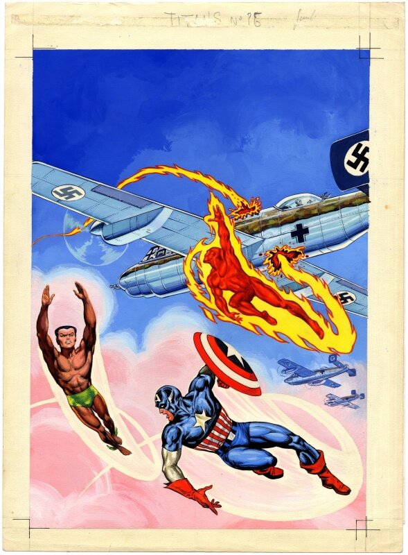 Jean Frisano, Couverture originale du Titans 25 - Original Cover