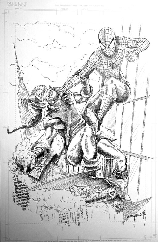 Gennadiy Koufay, Spider-Man vs. Green Goblin - Illustration originale
