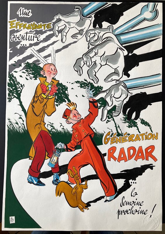 Génération Radar by Al Severin, André Franquin - Original Illustration