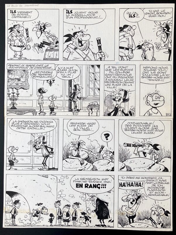 Marcel Remacle, Maurice Tillieux, La Prise de Canapêche (Le Vieux Nick et Barbe Noire) - Comic Strip