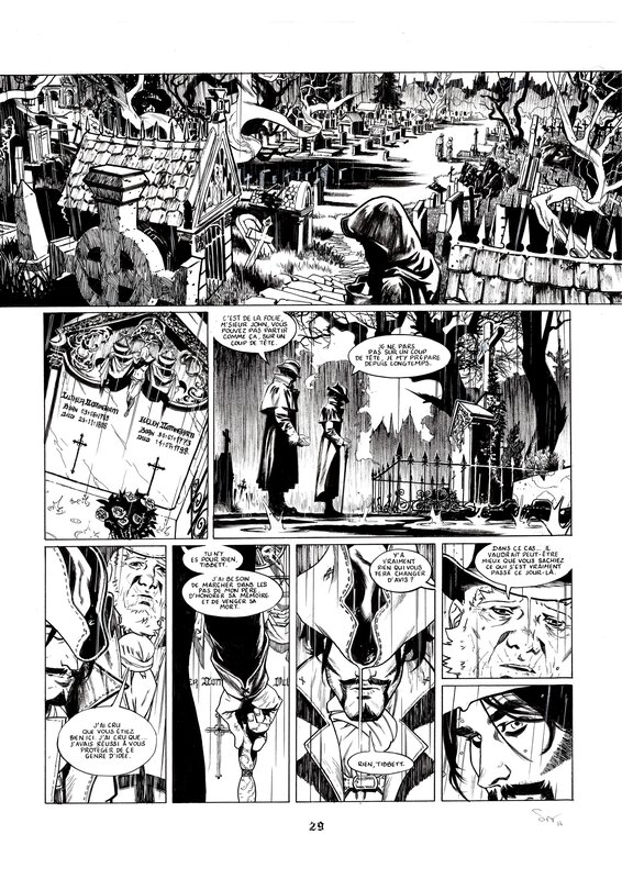 For sale - Nicolas Siner, Lord Gravestone - Le Baiser Rouge - Page 29 - Comic Strip